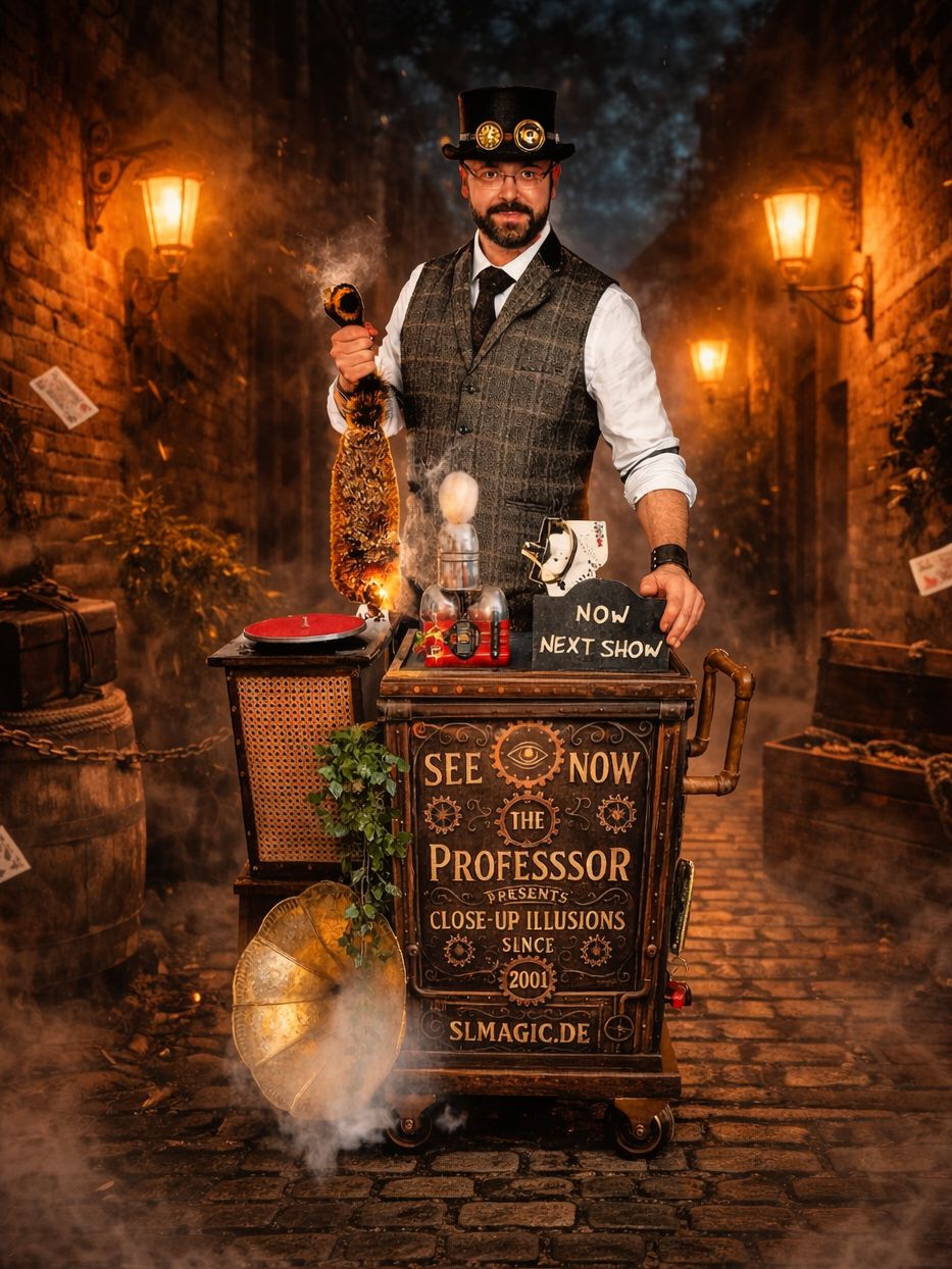 Magier The Professsor bei Stand-Up-Zaubershow in Oberhausen NRW